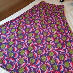 LulaRoe Maxi Skirt Size Large